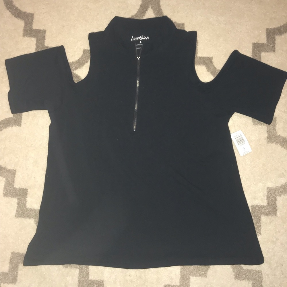Torrid - Lovesick Foxy - Mock Neck - Cold Shoulder Top - Plus Size 4